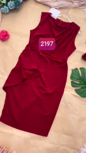 🌹 MYDU SALE | MS 2197 – ĐẦM SÁT NÁCH DÚN EO – GỌN DÁNG THANH LỊCH