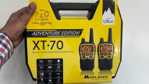 Midland XT70 Adventure 12KM Dual Band (PMR446/LPD) Walkie Talkie