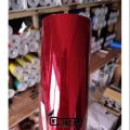 Stiker skotlet merah chrome mirror sticker merah metalik krom super glossy red chrome. 