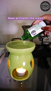 Ceramic Tea Light Burner Device