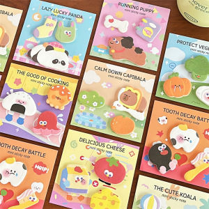 Cute Note Sticker Girl Heart Office Message Sticker Student Cartoon Convenience Sticker Note Decoration Sticker