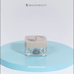 Ms Glow Luminous Night Cream - Cream Malam Ms Glow - Menyamarkan Garis Halus - Virgo Shoop