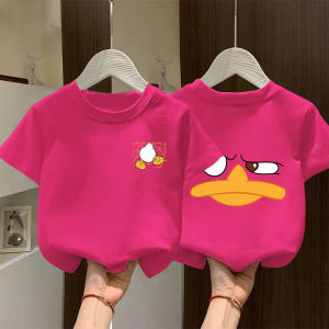 Cute Cartoon Print Loose Short Sleeve T-Shirt