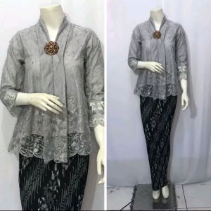 KEBAYA FLOY KARTINI TANGAN PANJANG KUTUBARU / KEBAYA MEWAH TERLARIS REALPICT