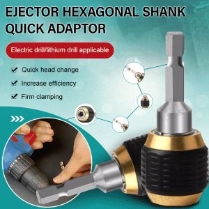 Electric drill driver bit Quick change selflocking hexagonal shank