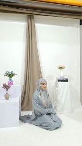 Mukena Arrobiah - Best Seller Mukenah Dewasa Bordir Bunga Matahari Katun Exlusive