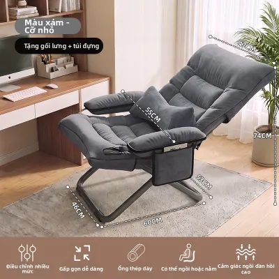 FENGZHAOHUANG | Ghế Sofa Lười Gấp Gọn Có Tựa Lưng Dùng Cho Văn Phòng Gia Đình