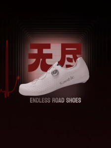 Santic Cycling Shoes Men Women Carbon Fiber Breathable Road Cleats Lock Competitive Bike Sneakers