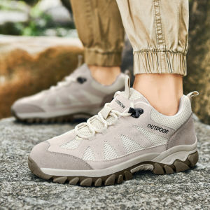 Mens Outdoor Sports Casual Shoes Breathable Mesh Upper Large Size 45 46 Comfortable Walking Shoes Summer Seasonal Wear