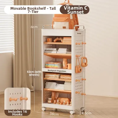 Multi-layer Movable Storage Cart