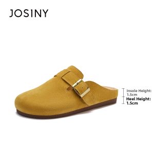 Josiny | Birkenstock Style Loafer Leather Single Shoe