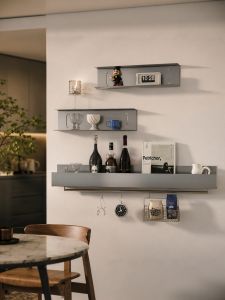 ALEDAN | Wall Mounted Stainless Steel Shelving Unit multi-purpose