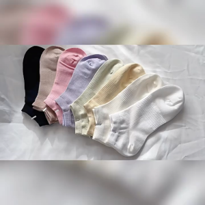 CEEKEY ถุงเท้าเด็ก ถุงเท้าผ้าฝ้าย ฤดูร้อนบาง ๆ ถุงเท้าคอนแทคเลนส์ปากตื้น ๆ