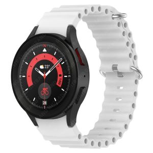 20mm Ocean Band for Samsung Galaxy Watch 4/5/6 44mm 40mm 5 Pro 45mm Silicone Bracelet Correa Galaxy Watch 6 Classic 47mm 43mm