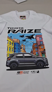 TOYOTA RAIZE SHIRT GR GAZOO RACING V27X CLOTHING CAR SHIRT D57 V3