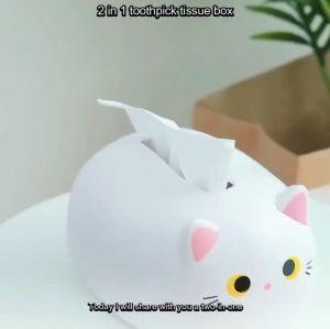 Cute Cat Tissue Box/ Tissue Box Holder / Tissue Box With Lid