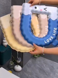 Cute Toilet Seat Protector Soft Touch Warm Comfortable Easy Fit Universal Size Enjoy Toilet