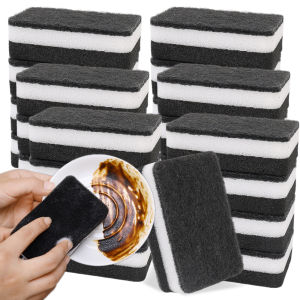Home Dishwashing Sponge Scouring Pad Cleaning Brush Magic Wipe Kitchen Decontamination Degreasing Dishwashing Pot Cleaning Rag