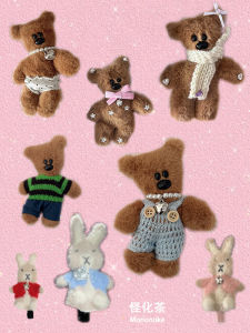 Handmade Bear BB Clip Sweet Little Rabbit Rose Flower Hair Accessories Duckbill Hair Clips for Men And Women Universal