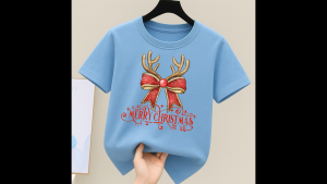 BAJU KAOS NATAL  MERRY CRISTMAS CEWEK COWOK1-12 TAHUN / ATASAN KAOS NATAL MERRY CRISTMAS MODEL BONEKA SALJU  TERBARU LAKI-LAKI DAN PEREMPUAN