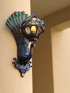 VINCAN | Waterproof Peacock Outdoor Wall Light