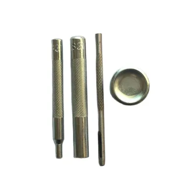 50set Leather Snap Fasteners Kit10mm 12mm 15mm Metal Button Snaps Press Studs4 Install Tools Leather Snaps for Clothes