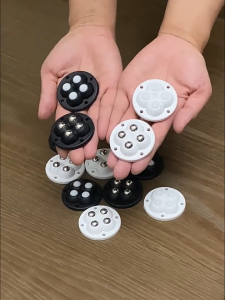 Pulley 360 Rotating Wheels 4Beads 5Beans Stainless Steel Self-Adhesive Caster Swivel Box Rollers Universal for Small Furniture