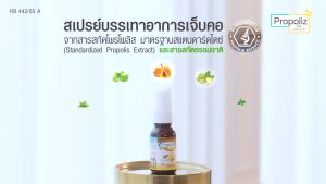 PROPOLIZ Mouth Spray โพรโพลิซ เมาท์ สเปรย์ พ่นคอ ขนาด 15 ml.