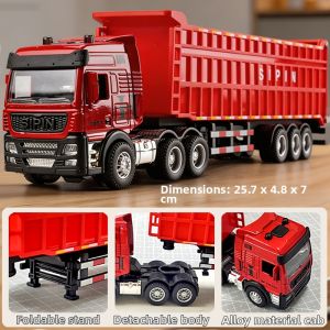 Large Alloy Dump Truck Toy Car