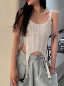 Short Spinning Solid Color Suspenders for Women Short Solid Color Suspenders for Women