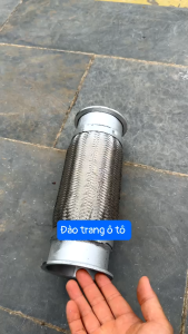 Cổ xả mềm phi 85 dài 28 không tai 375 dùng cho xe ô tô đông phong