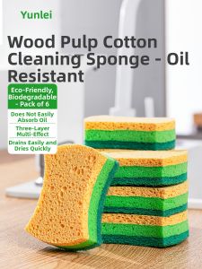 Yunlei | Biodegradable Wood Pulp Sponge Dishwashing Cloth