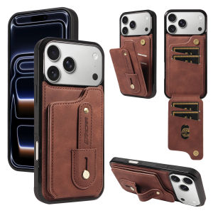 Faux Leather Phone Case for Samsung Galaxy S26 S25 S24 S23 S22 S21 S20 FE Plus ULTRA with Card Slots Shockproof Phone Cover