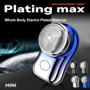 Mini Electric Shaver for Men Shavers Razor Rechargeable Portable Original Washable Blade Waterproof Face Shave Electric Razor Shaver for Men Mini Razor Disassembled Water Washing Shaving Knife Quiet Mini Razor Dry Painless Shaver