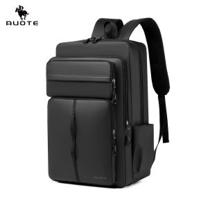 AUOTE กระเป๋าเป้สะพายหลังแฟชั่นสำหรับผู้ชายกระเป๋าเดินทางสำหรับธุรกิจแบคแพ็คกระเป๋าเป้สะพายหลังกันน้ำกระเป๋าสะพายไหล่แบบลำลองกันขโมยกระเป๋านักเรียนกระเป๋าเป้สะพายหลังรองรับโน้ตบุ๊กขนาด15.6นิ้ว