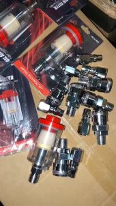 Air Filter Water Separator untuk For Spray Gun Pemisah Air Dengan Adapter 1/4 Untu Kompresor Udara