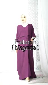 Wulfi Dress Kaftan Fatimah Magenta