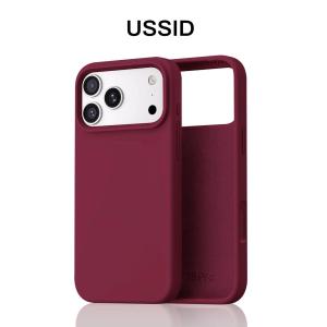 YOUSIDUN | áp dụng ốp điện thoại di động silicon lỏng 18promax Apple 17promax lỗ lớn không bao gồm ống kính iphone17 hút từ 18pro sản phẩm mới 16 bảo vệ màu đỏ rượu vang