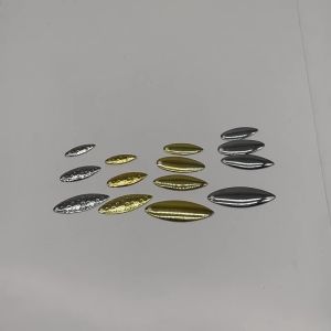Topranc 15Pcs/16Pcs/Bag Metal Spinner Spoon Trout Fishing Lure Hard Bait Sequins Noise Spoon Lure Artificial Fishing Hard Bait