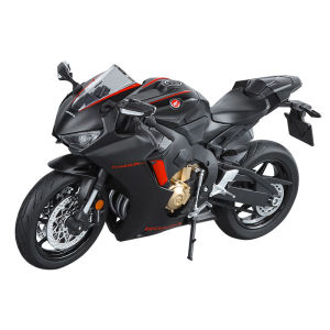 ของเล่นโมเดลของเล่นรุ่นอัลลอยสังกะสีสำหรับเด็กรถจักรยานยนต์ Diecast Honda CBR 1000RR Kado Ulang Tahun ไฟสำหรับสะสมสังกะสี1/9กล่อง