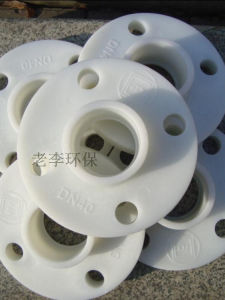 Thickened White PP Flange Disk Durable Plastic Material Corrosion Resistant for Mechanical Hardware Welding Connection