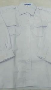 Kemeja Putih PNS PDH Lengan Panjang Baju Kantong Dua Atas Pria Wanita