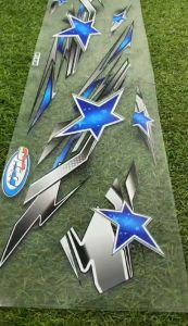 Striping Transparan Garis Polet Lis Beat Fi 21012 2015 Diesel Bintang Bahan Bening Sticker Bening Transparan Polet