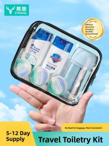 Travel Shower Set Shampoo & Body Wash Single Use ETRAVEL