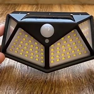 3 chế độ sáng 100 LED Đèn cảm ứng năng lượng mặt trời có cảm biến hồng ngoại