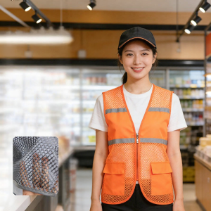 JINGYALUODI | Breathable and Quick-Dry Reflective Vest
