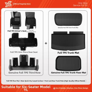 Six Seat Compatible TPE Foot Mats Interior Upgrade