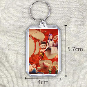 Mặt Dây Chuyền Acrylic Tranh Tượng Mèo Ma Quái Trung Quốc Đồ Sáng Suớng Đồ Trang Trí Túi Xách Khóa Túi Xách Khối Hàng Hành Lý