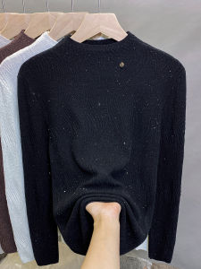 JIANDIYA | Sparkle Half-High Neck Sweater