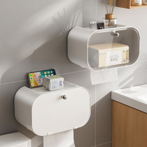 Wall-free Waterproof High-end Toilet Paper Box